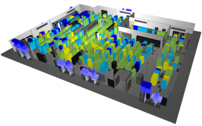 Utilizing AI to Understand and Visualize Airflow Management and Optimize Data Center Cooling